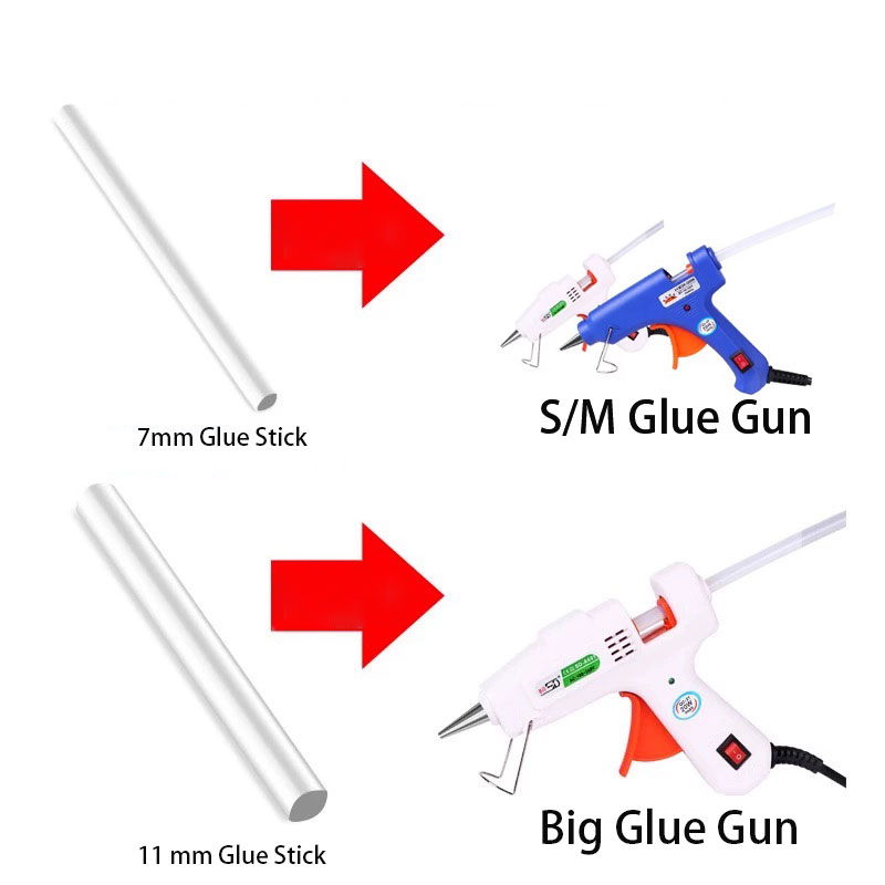 Black/ clear glue stick 7*15 c - Glue Gun Hair recensione e prezzo