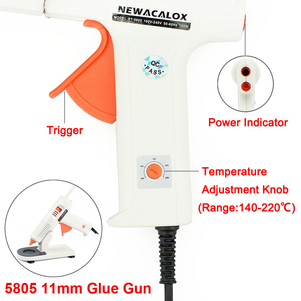 NEWACALOX EU 220V Hot Melt Glu - Glue Gun Hair recensione e prezzo