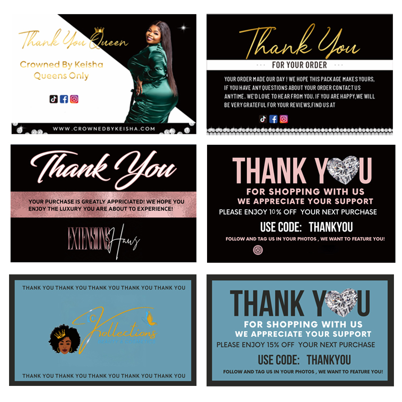 Personalize Business Thank You - Hair Care Logo recensione e prezzo