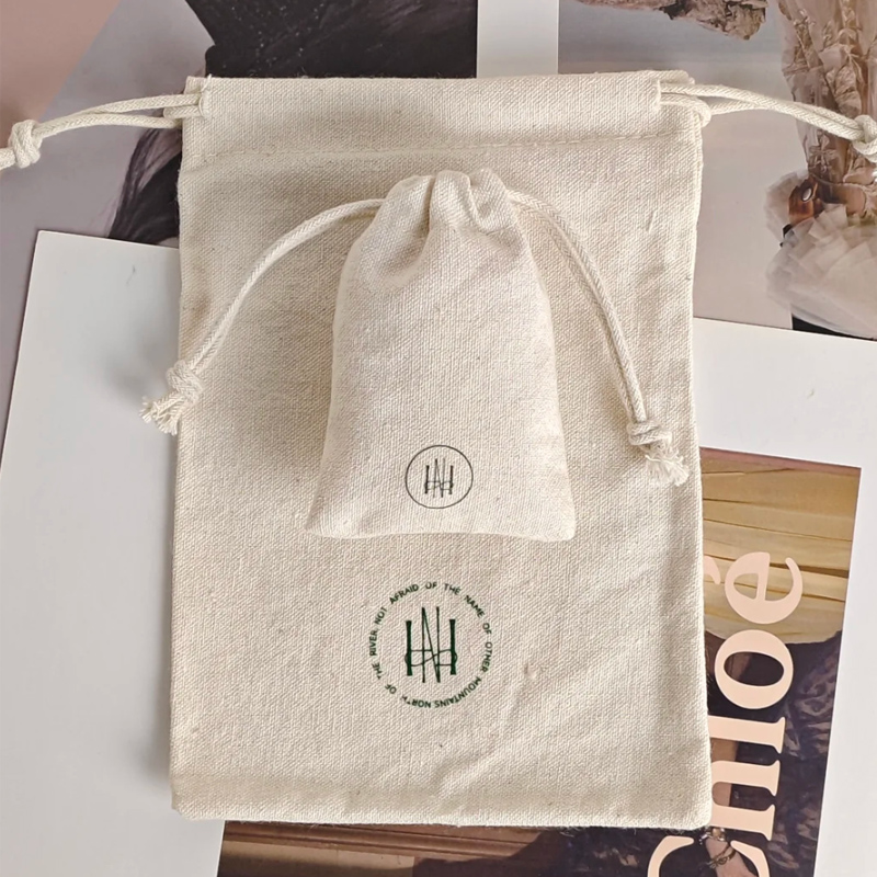 Natural Cotton Gift Bags Beaut - Hair Care Logo recensione e prezzo