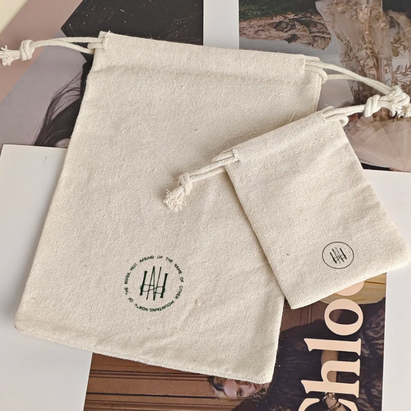 Natural Cotton Gift Bags Beaut - Hair Care Logo recensione e prezzo