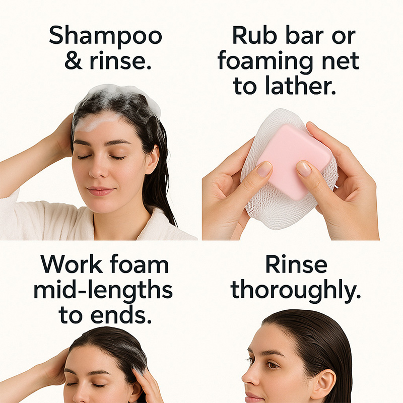 Castor Oil Conditioner Soap Ba - Hair Care Salon recensione e prezzo