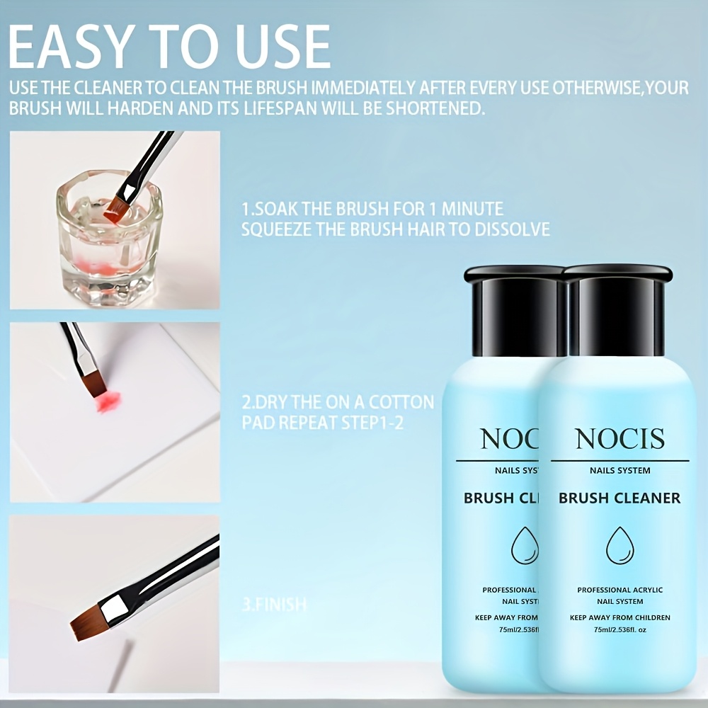 NOCIS 75ml Acrylic Nail Brush  - Hair Care Gel recensione e prezzo